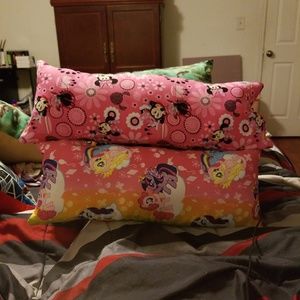 Minnie and my little pony mini pillows